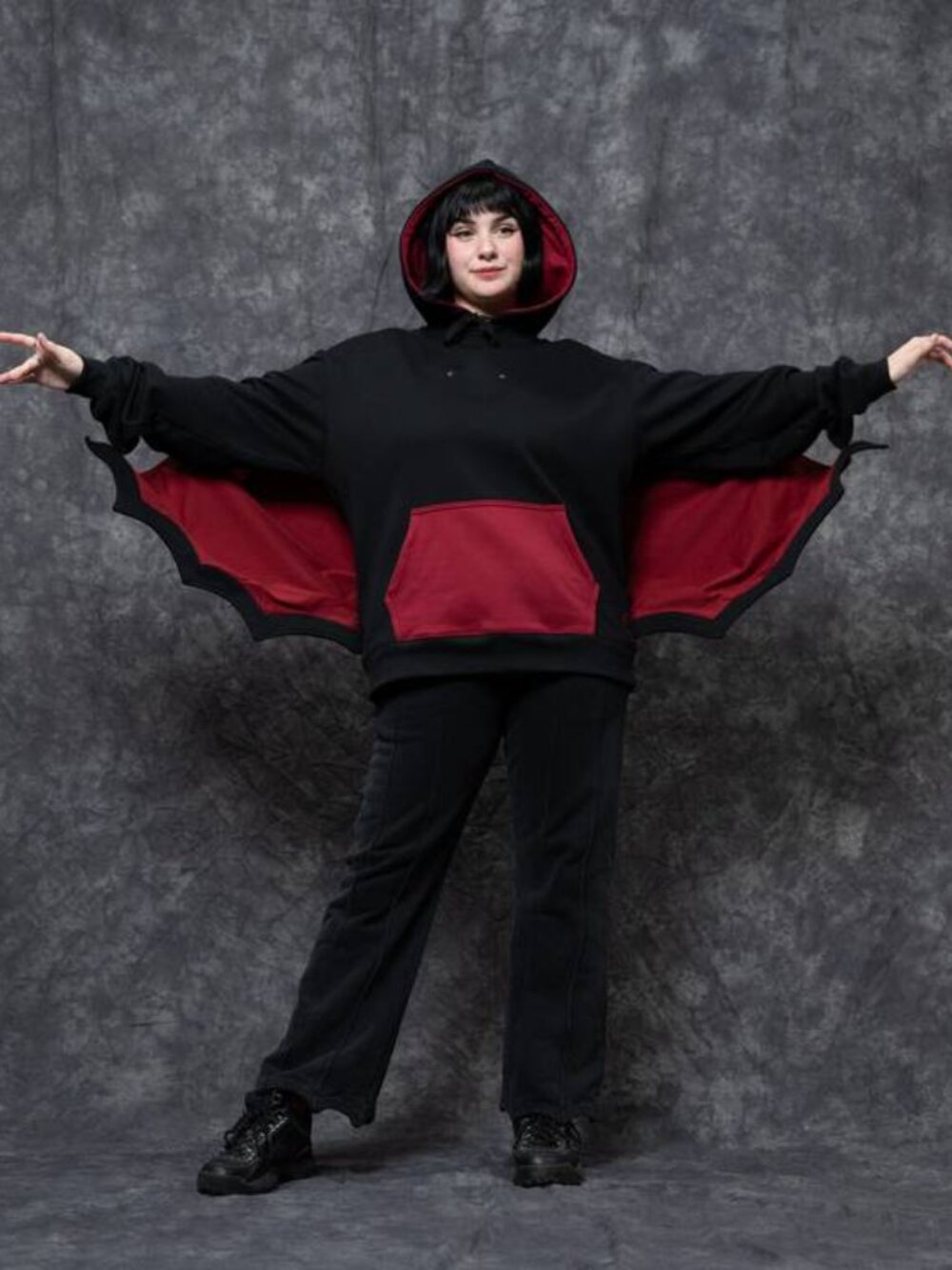 NEW STEADY HANDS Unisex Bat Wing Hoodie